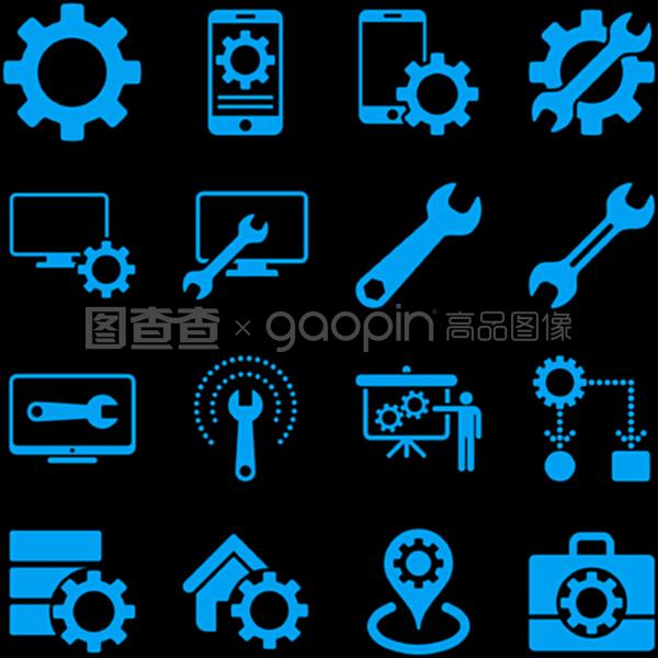 电脑与办公设备维修 选项、服务工具与图标集概述